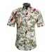 APTRO Men's Short Sleeve Floral Shirt Hawaiian Flower Lapel Shirt 